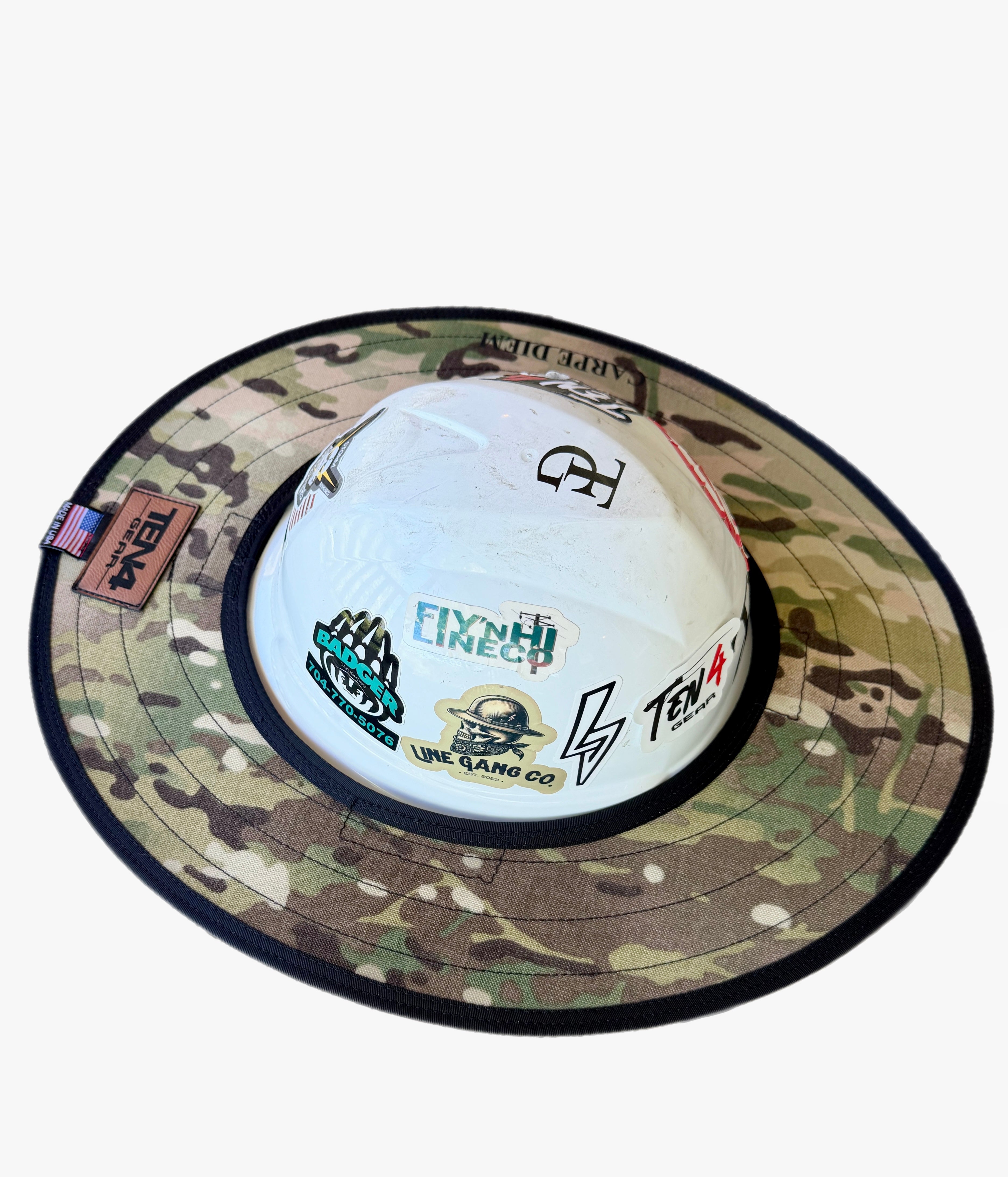 The Defender Hard Hat Sun Shade Visor | Ten4 Gear