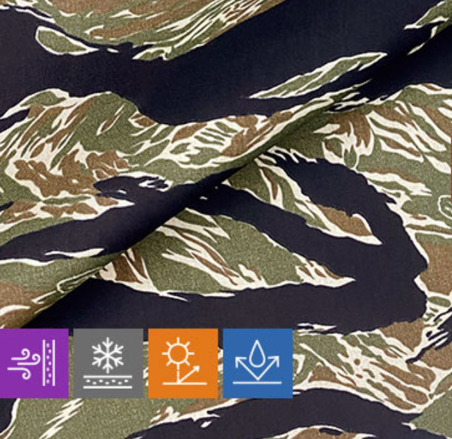Tiger Stripe Camo - Hard Hat Sun Shade Visor