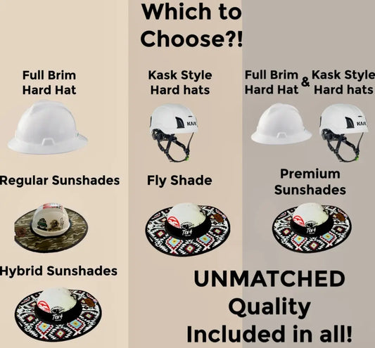 Basic Hard Hat Sun Shade Visors Ten4 Gear