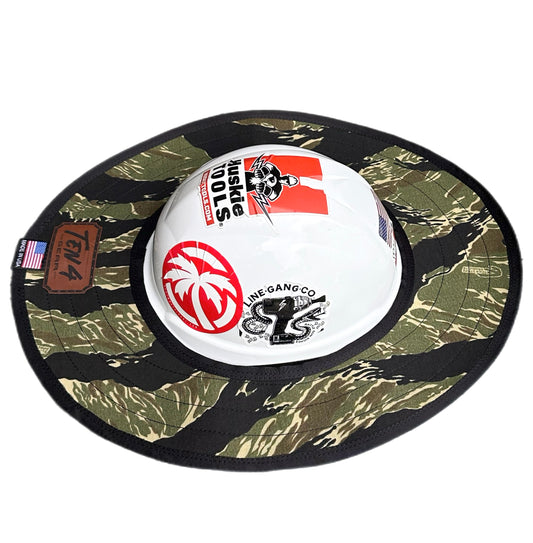 Tiger Stripe Camo - Hard Hat Sun Shade Visor