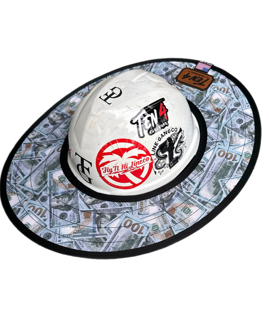 Blue Strips - Hard Hat Sun Shade Visor