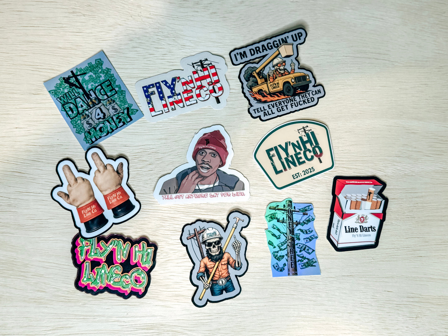 Drag’n Up sticker pack