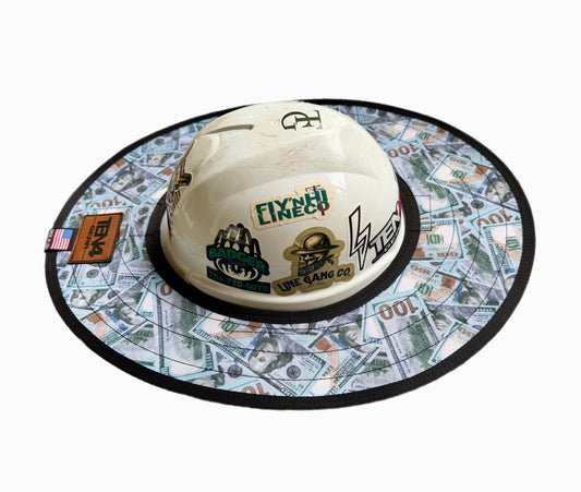 Blue Strips - Hard Hat Sun Shade Visor