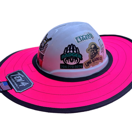 Electric Pink ⚡️- Hard Hat Sun Shade Visor Ten4 Gear