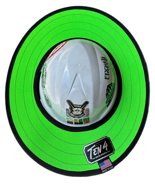 Electric Lime⚡️- Hard Hat Sun Shade Visor Ten4 Gear