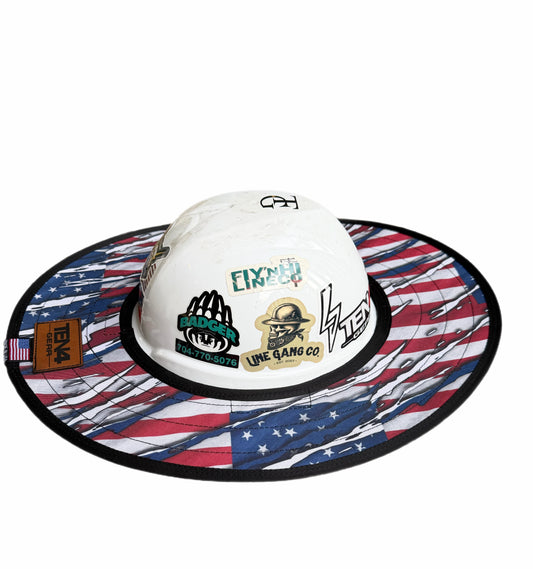 The Patriot - Hard Hat Sun Shade Visor