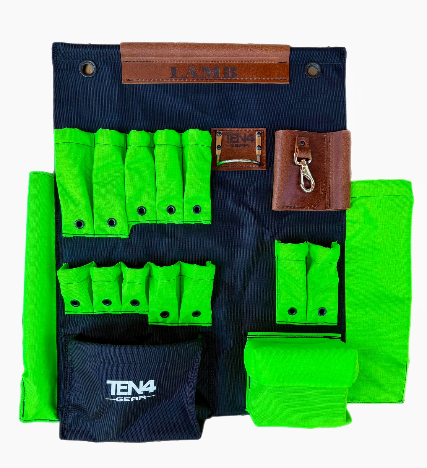 24" Lineman Bucket Tool Board β 12-Pocket Tool Apron for Bucket Trucks | Electrician & Utility Crew Organizer