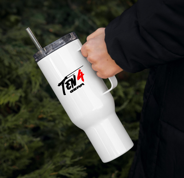 Taza de viaje de 40 oz con asa