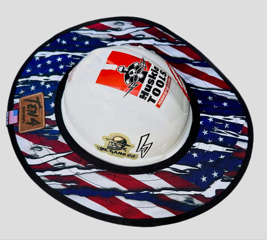 The Patriot - Hard Hat Sun Shade Visor