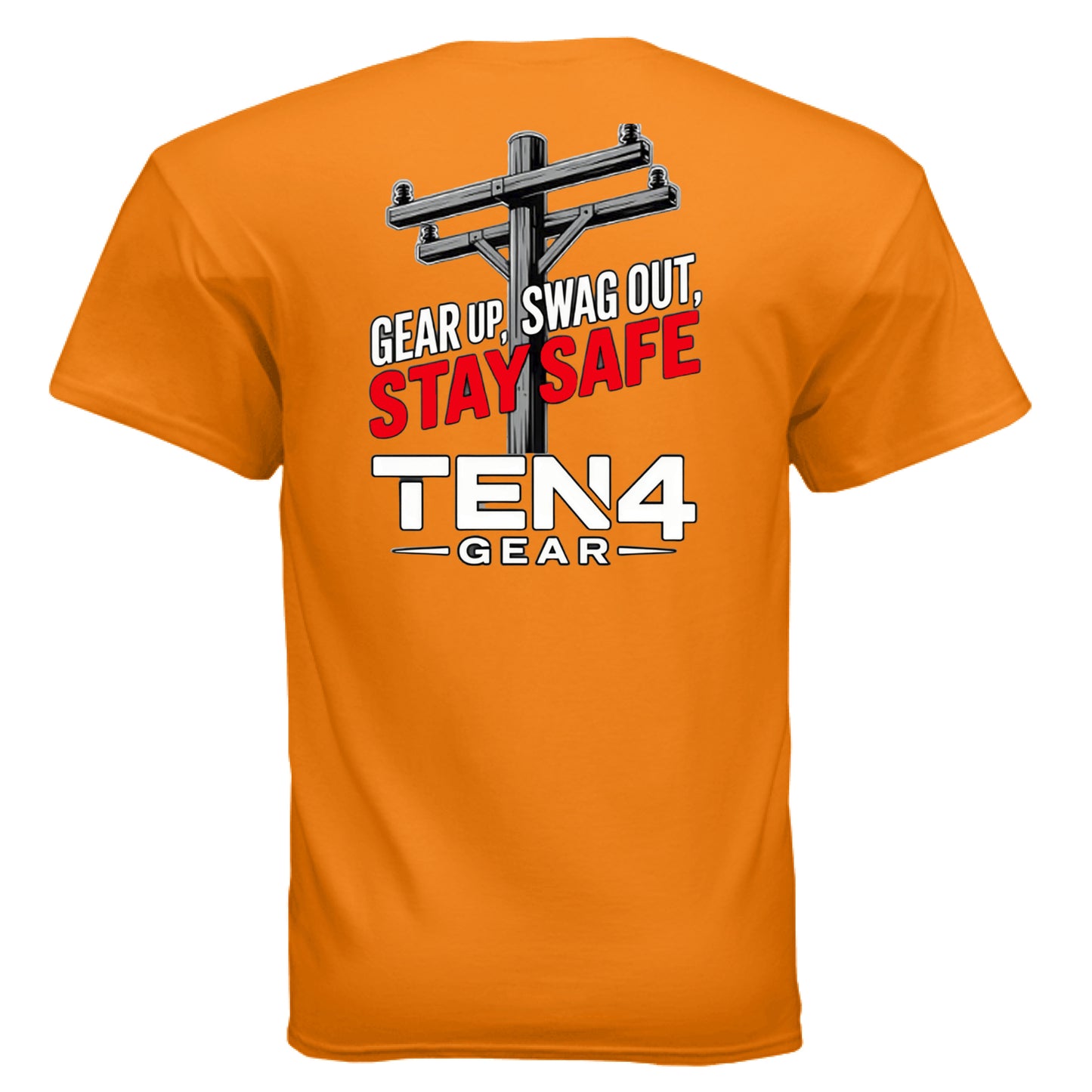 SAFETY ORANGE - BACK