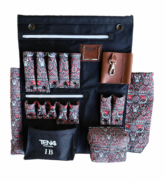 24-inch TEN4 G Board in Cowboy with two integrated LED strips and original woven-fabric pocket layout.