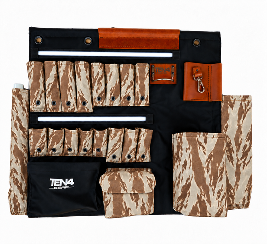 TEN4 Gear Desert Tiger Stripe 32″ G Board™ – Lighted Lineman Tool Board