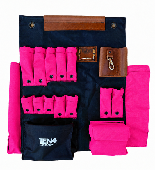 TEN4 Gear Electric Pink 24″ Lineman Bucket Tool Board