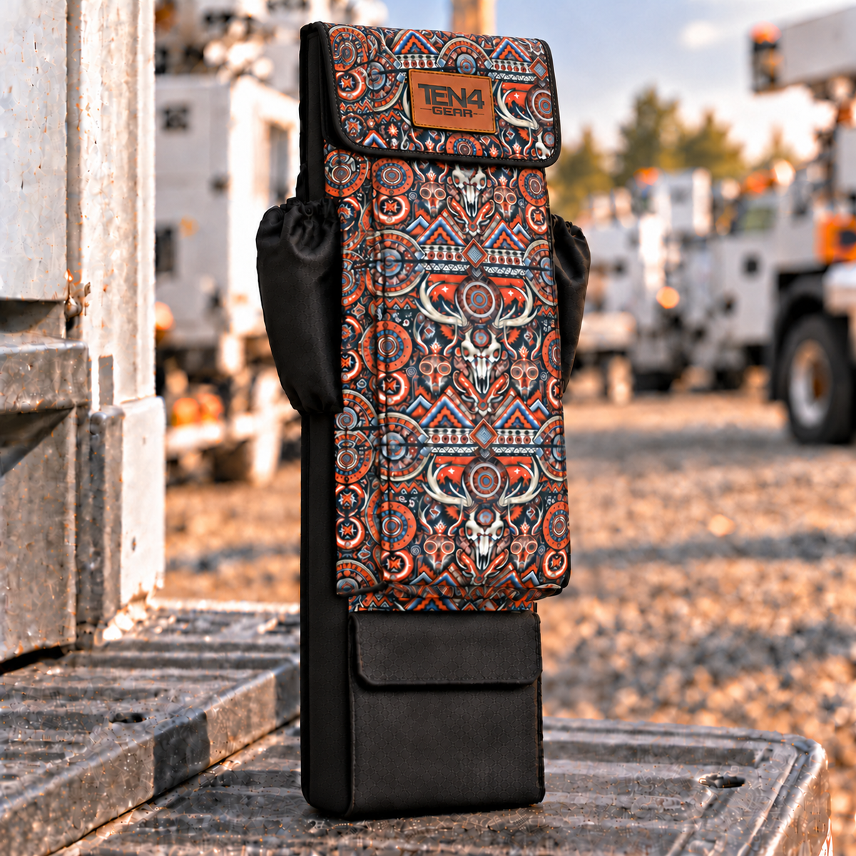 Cowboy Utility Glove & Sleeve Bag — 29 inch Velcro Flap; extra bottom pocket; approved TEN4 GEAR patch