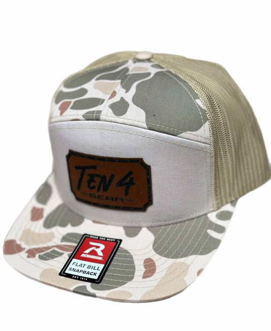 Duck Camo 7 Panel Hat