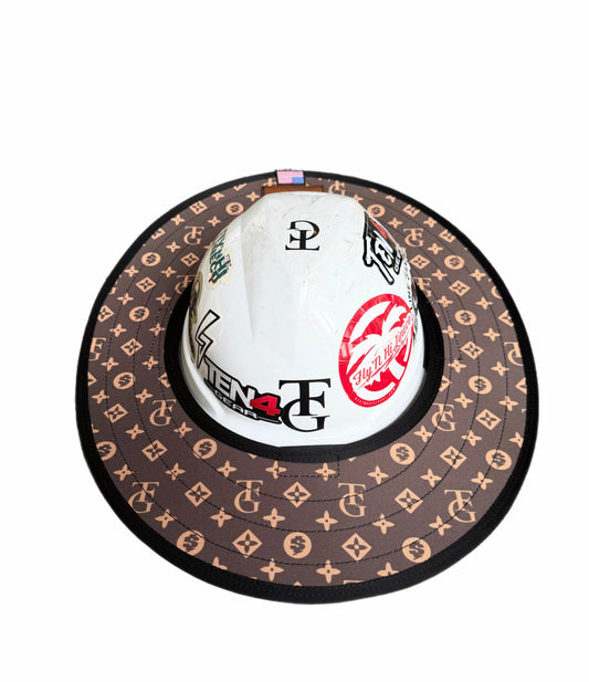 TG -Brown- Hard Hat Sun Shade Visor
