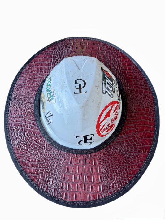 Low Country- The Blazing Saddle - Embossed Red Gator Sunshade Ten4 Gear