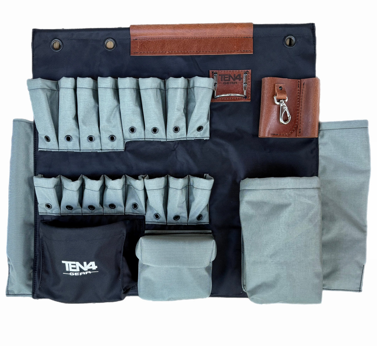 32" Lineman Bucket Tool Board – 16-Pocket Tool Apron for Bucket Trucks | Electrician & Utility Crew Organizer