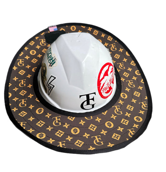 TG -Brown- Hard Hat Sun Shade Visor