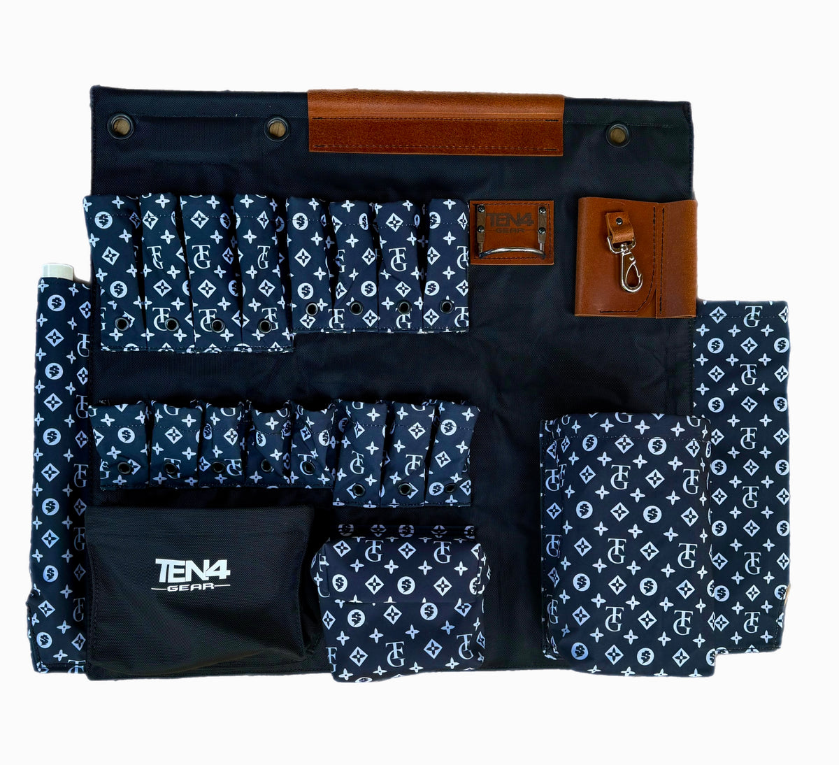 32" Lineman Bucket Tool Board – 16-Pocket Tool Apron for Bucket Trucks | Electrician & Utility Crew Organizer