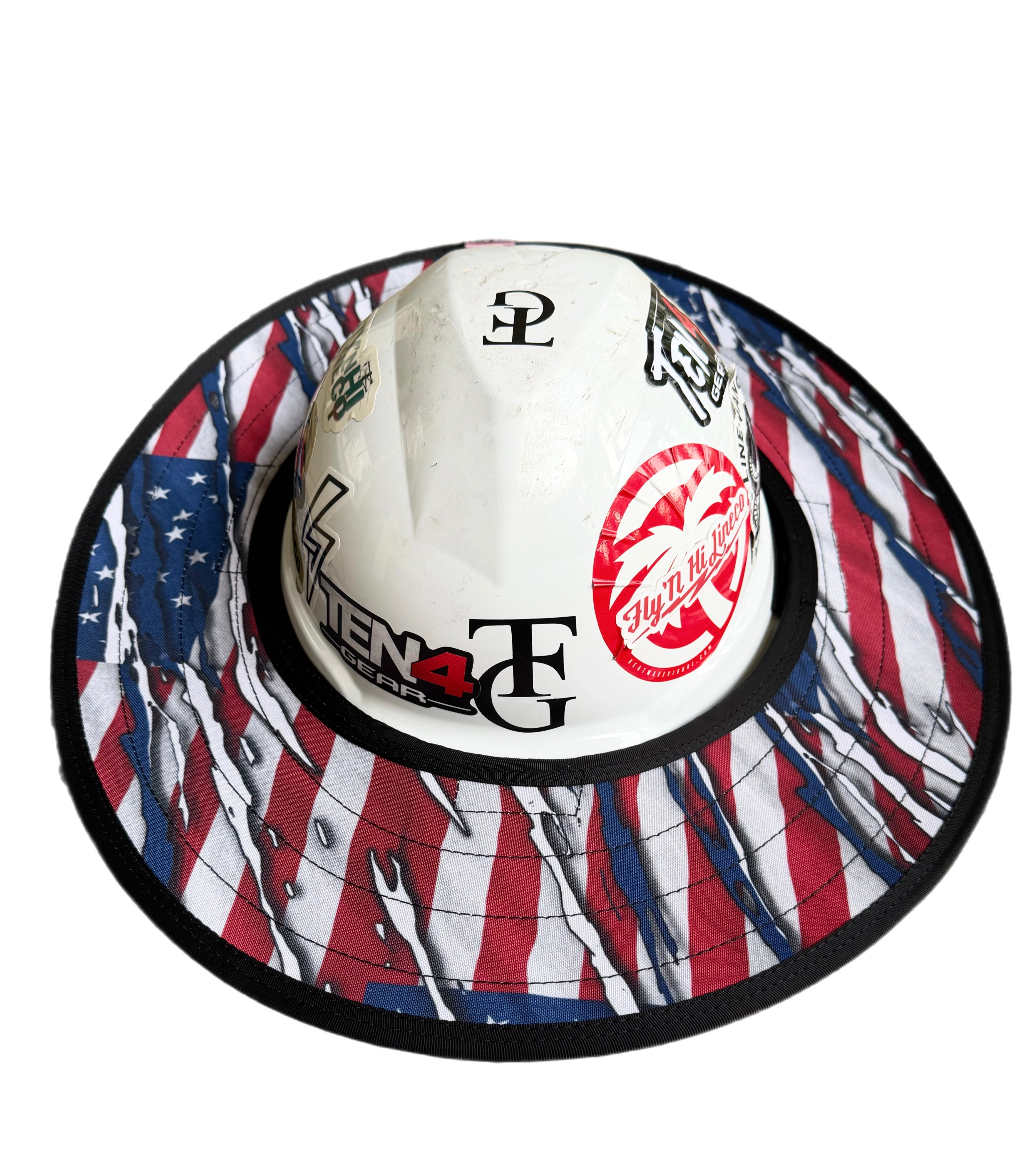 The Patriot Hard Hat Sun Shade Visor | Ten4 Gear