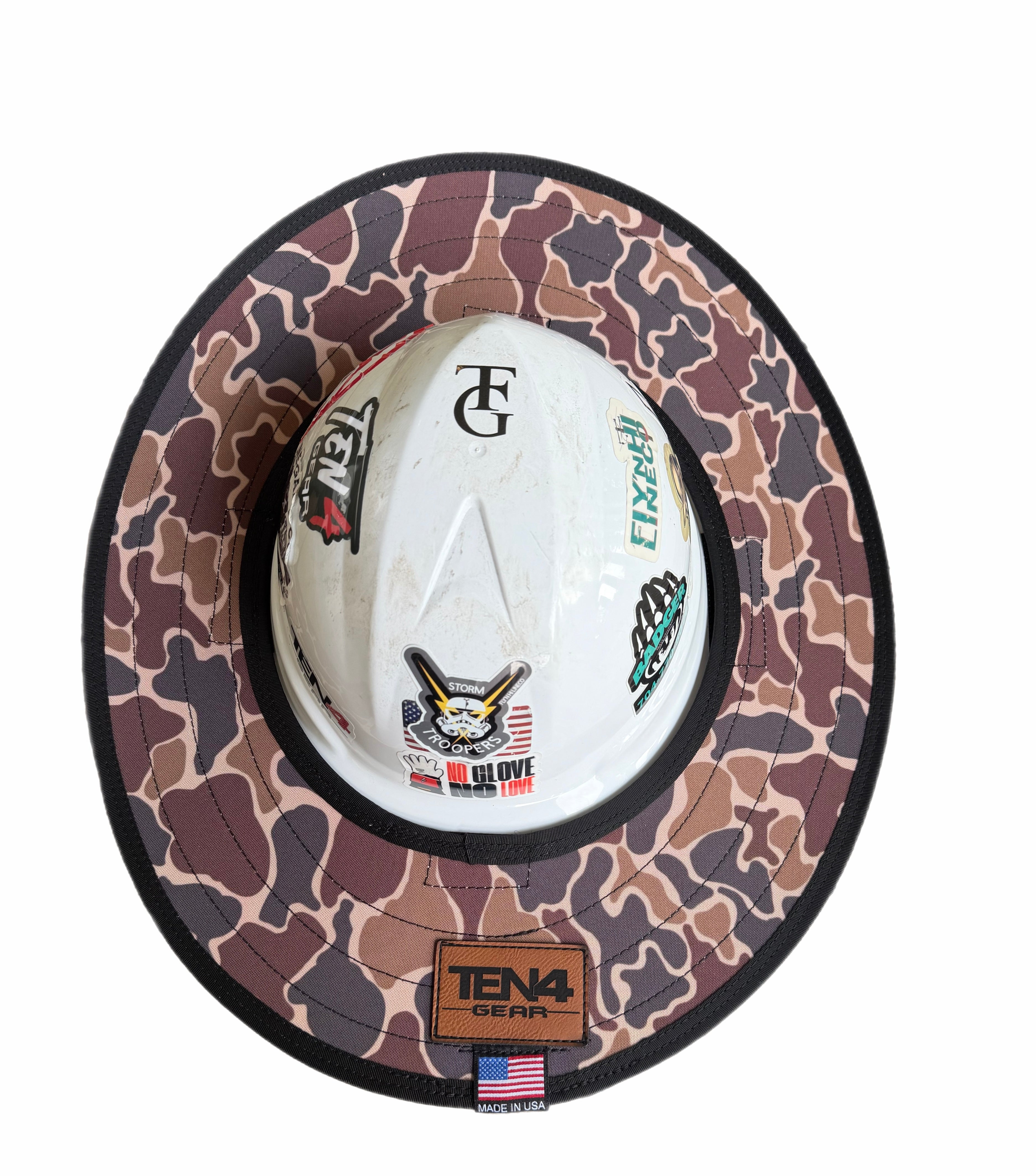 LT Duck Camo Hard Hat Sun Shade Visor | Ten4 Gear