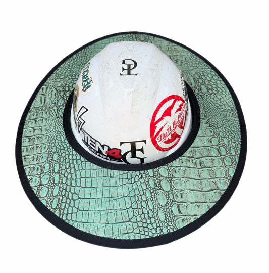 Low Country- Salty Gator Leather Sunshade