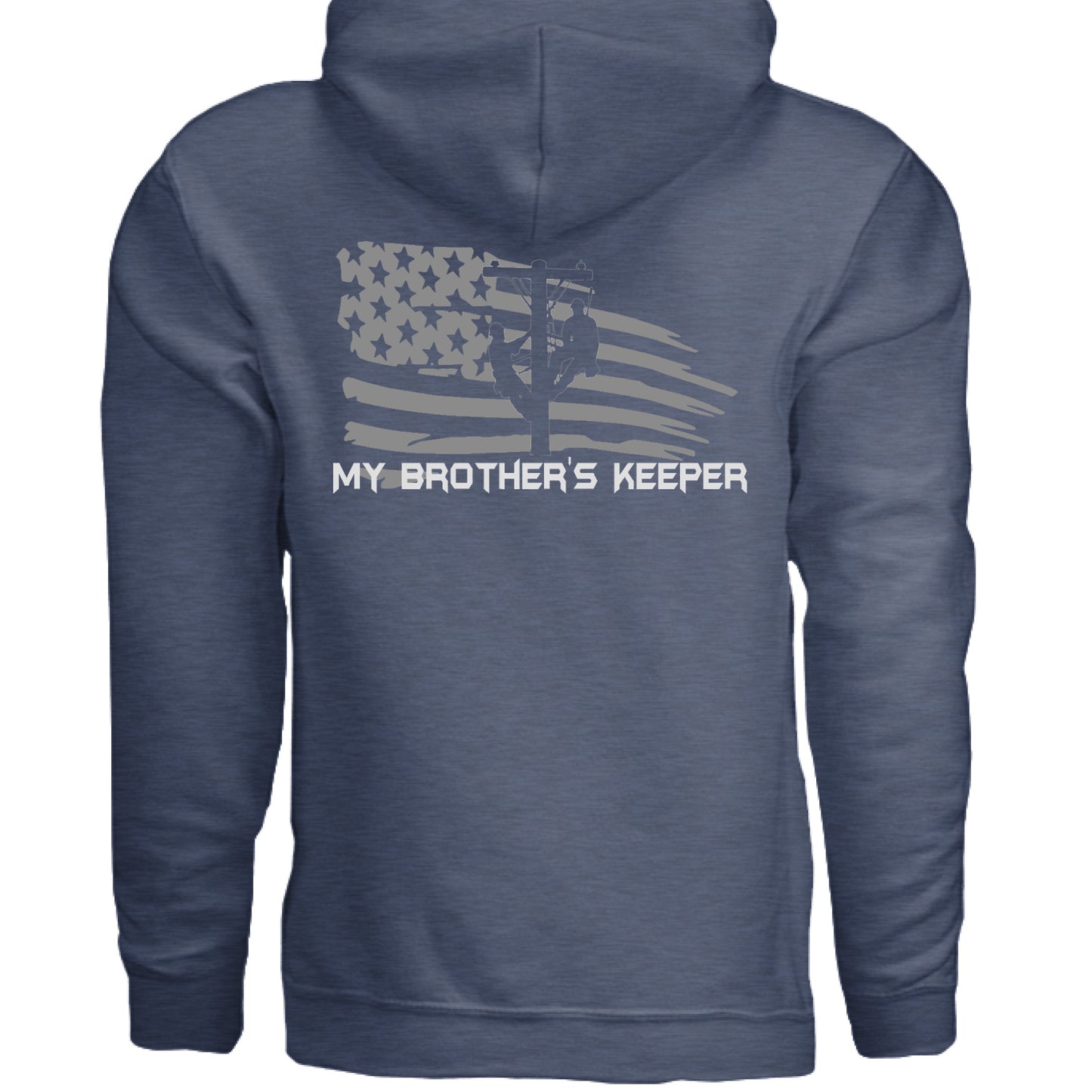 Heather Sport Dark Navy - BACK
