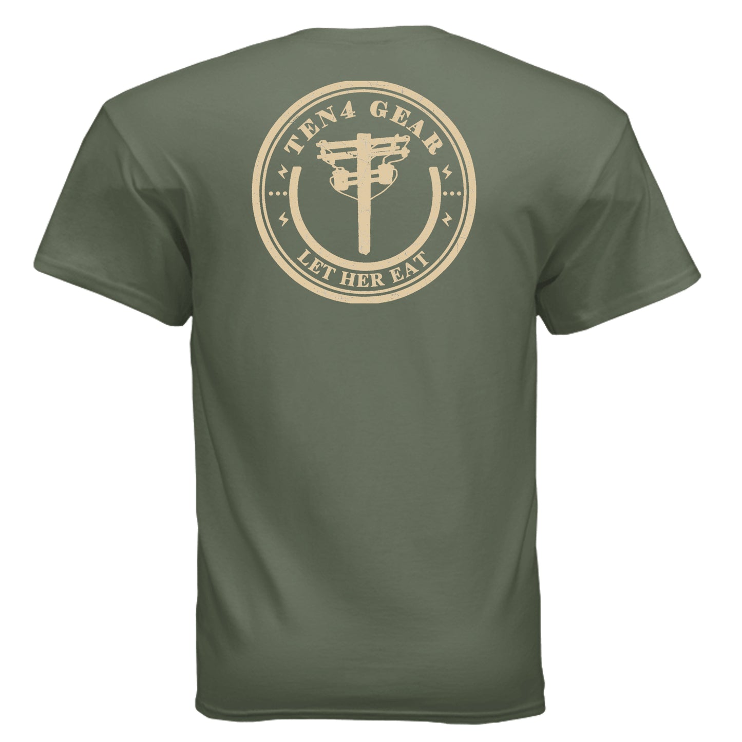 MILITARY GREEN - G200 - BACK