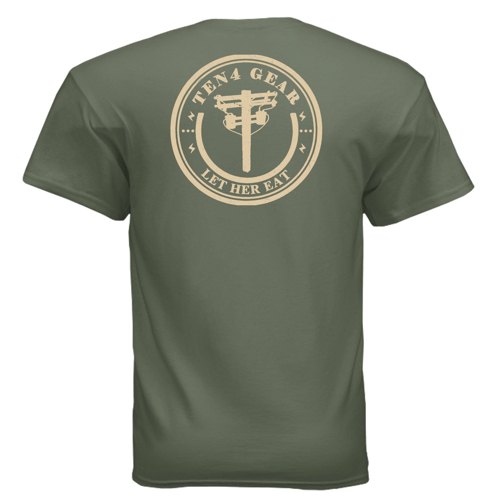 MILITARY GREEN - G200 - BACK