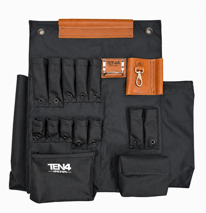Black 24 in TEN4 non-lighted Toolboard, showing original pocket layout and woven fabric texture in balanced lighting.