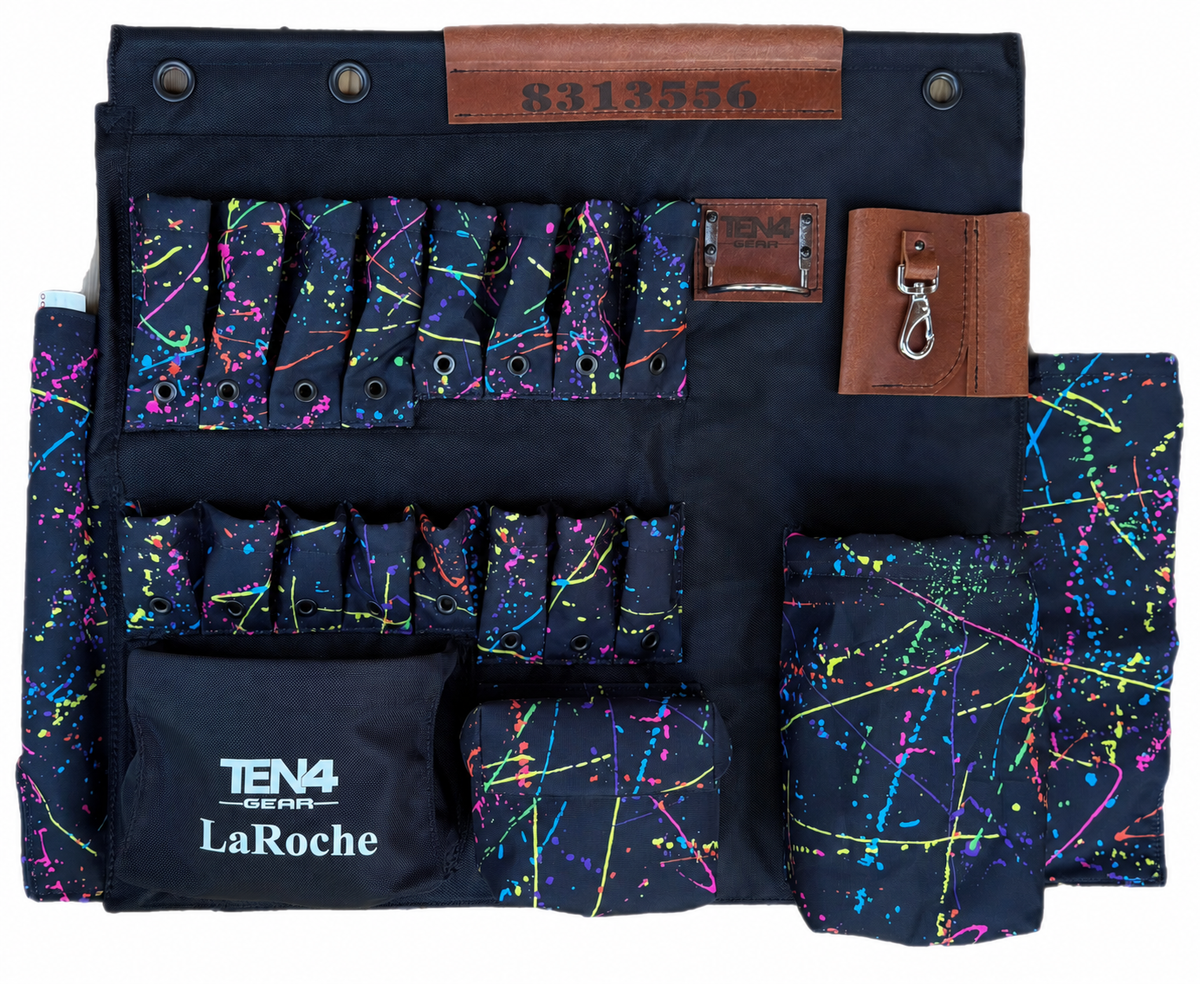 Splatter 32 in TEN4 Toolboard, non-lighted version with original pocket layout and woven fabric texture.