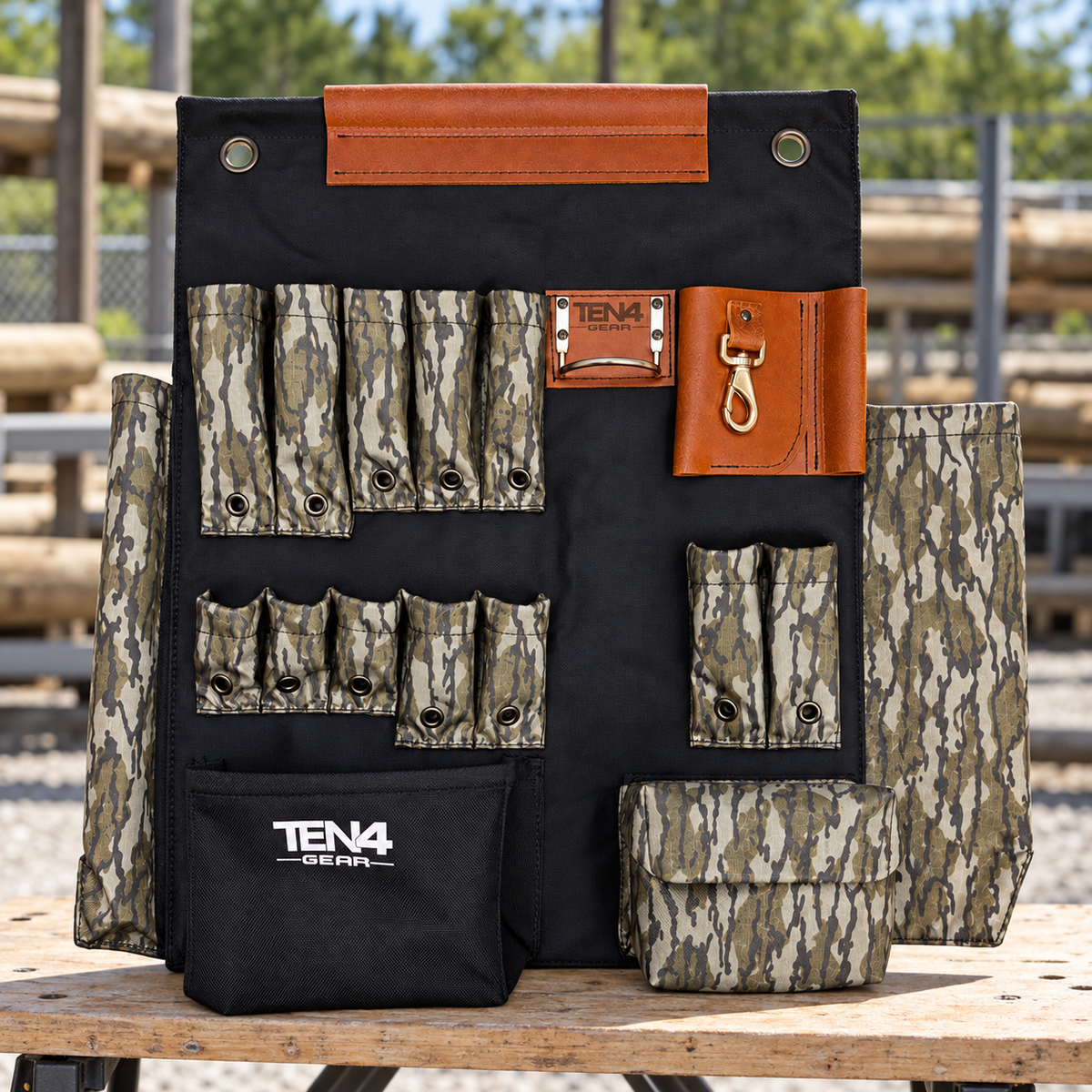 TEN4 Gear bottomland 24 inch tool at an outdoor utility worksite