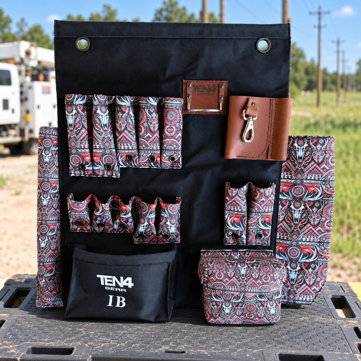 TEN4 Gear cowboy 24 inch tool at an outdoor utility worksite