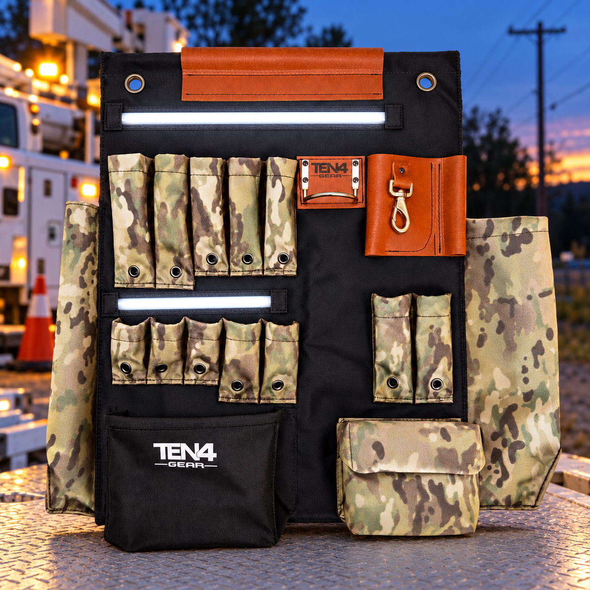 TEN4 Gear defender 24 inch g at an outdoor utility worksite