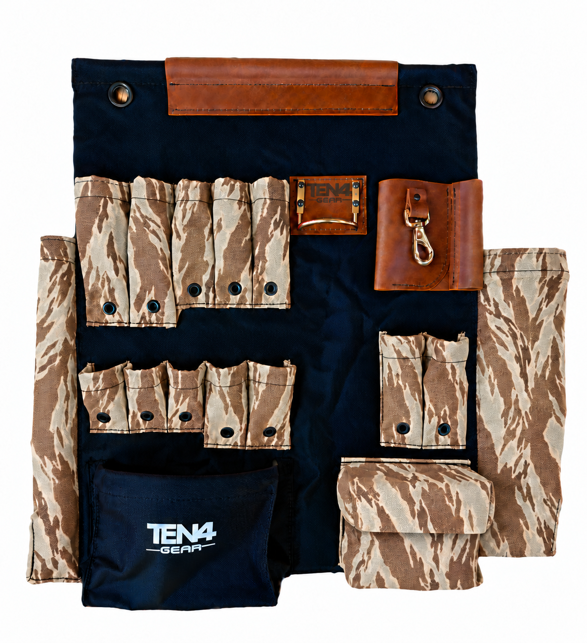 TEN4 Gear Desert Tiger Stripe 24″ Lineman Bucket Tool Board