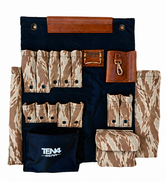 TEN4 Gear Desert Tiger Stripe 24″ Lineman Bucket Tool Board