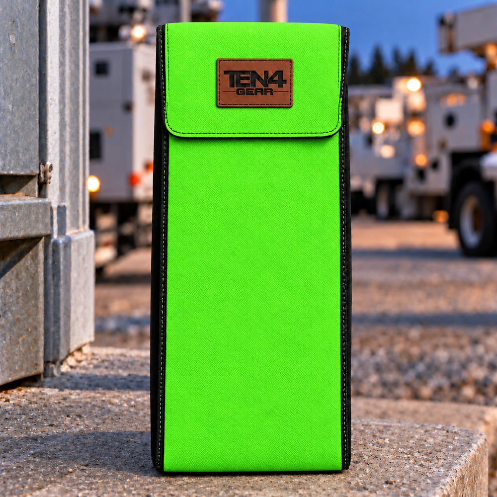 Electric Lime Classic Glove & Sleeve Bag