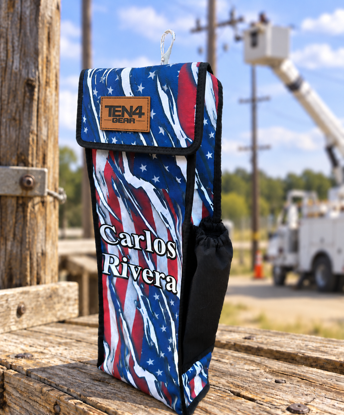 Patriot Utility with Velcro Flap — shared 18 and 20 inch photo; approved TEN4 GEAR patch