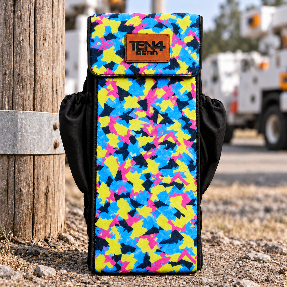 Pop Rocks Utility with Velcro Flap — shared 18 and 20 inch photo; approved TEN4 GEAR patch