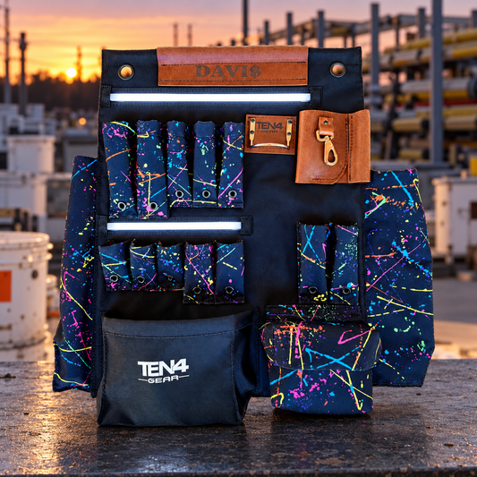 TEN4 Gear splatter 24 inch g at an outdoor utility worksite