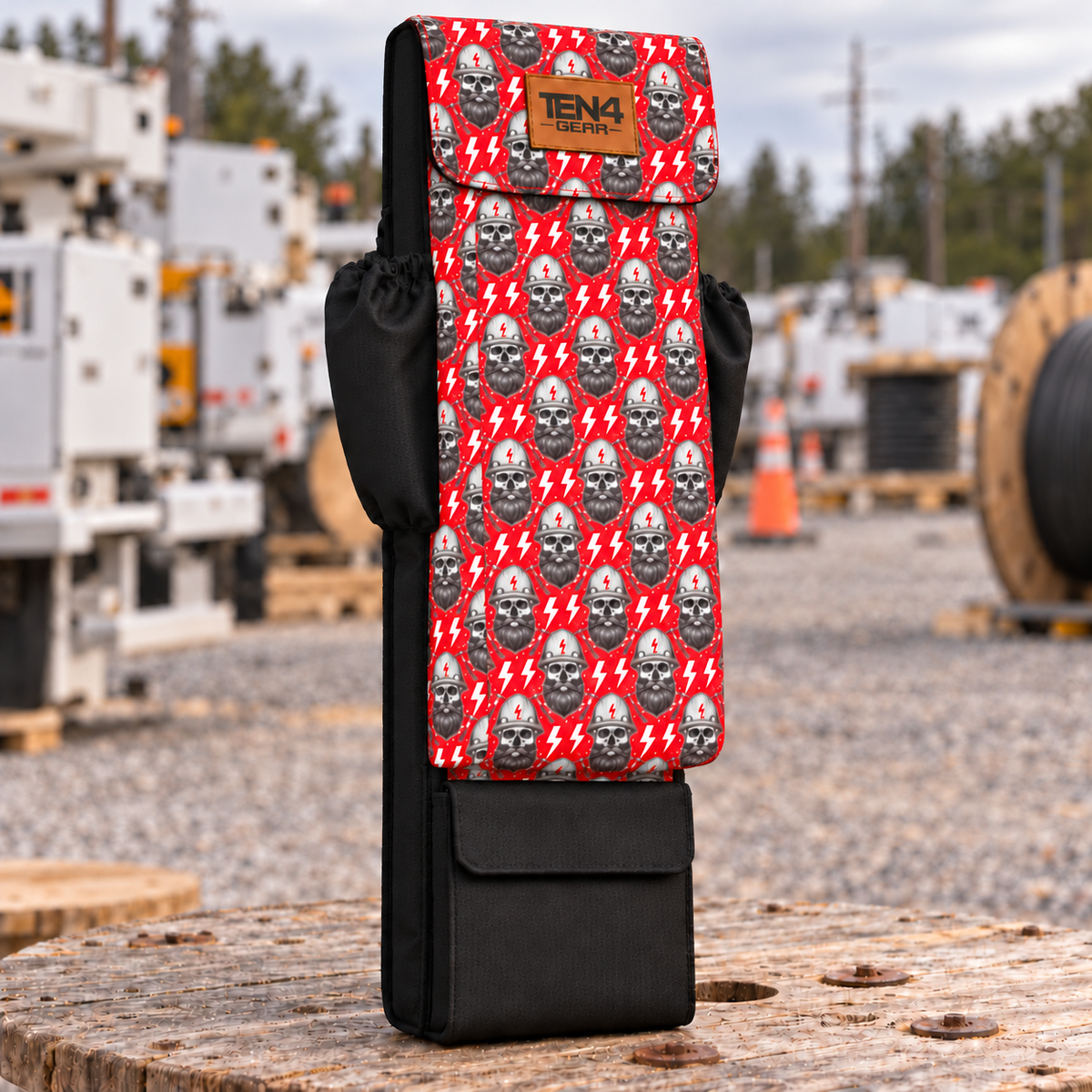 Hoss Utility Glove & Sleeve Bag — 29 inch Velcro Flap; extra bottom pocket; approved TEN4 GEAR patch