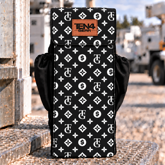 TG Black Utility with two black side pockets — Velcro Flap