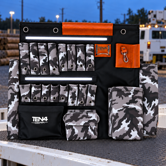 Urban Camo 32″ G-Board™ — jobsite main photo; Urban fabric matched to approved 29 inch bag reference