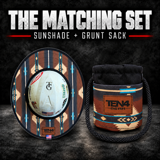 The Matching Set — Sunshade + Grunt Sack cover; hard hat not included